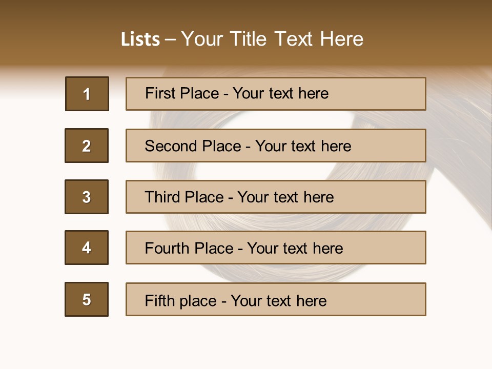 Shampoo Coiffure Hair PowerPoint Template