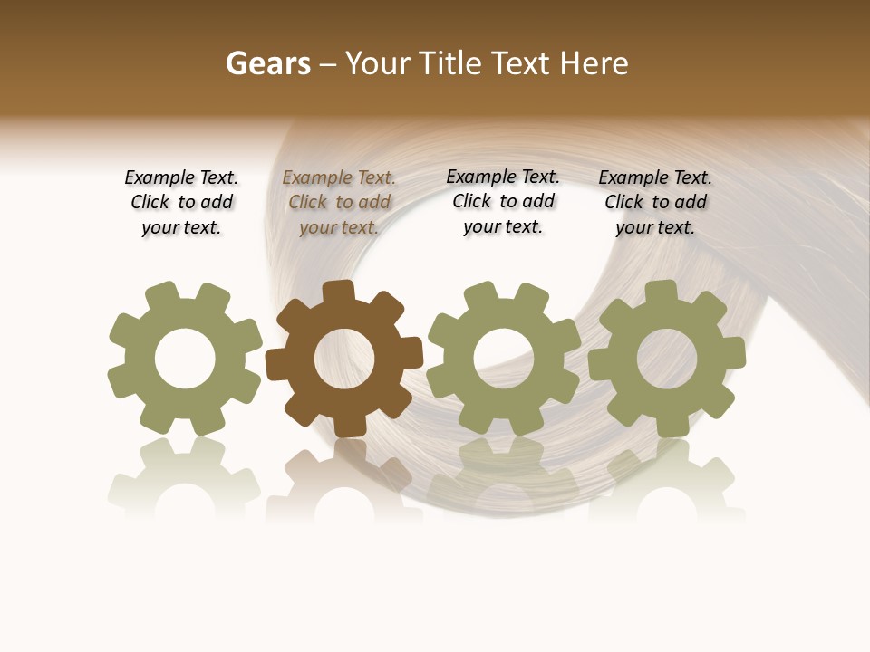 Shampoo Coiffure Hair PowerPoint Template