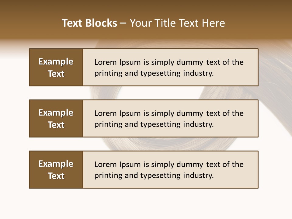 Shampoo Coiffure Hair PowerPoint Template