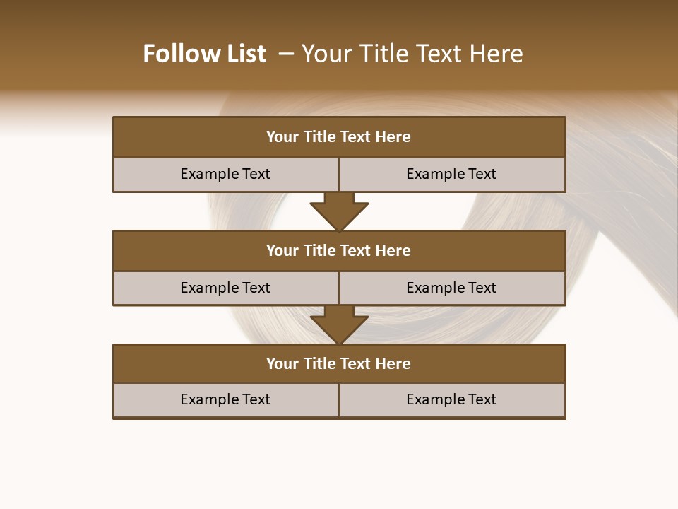 Shampoo Coiffure Hair PowerPoint Template