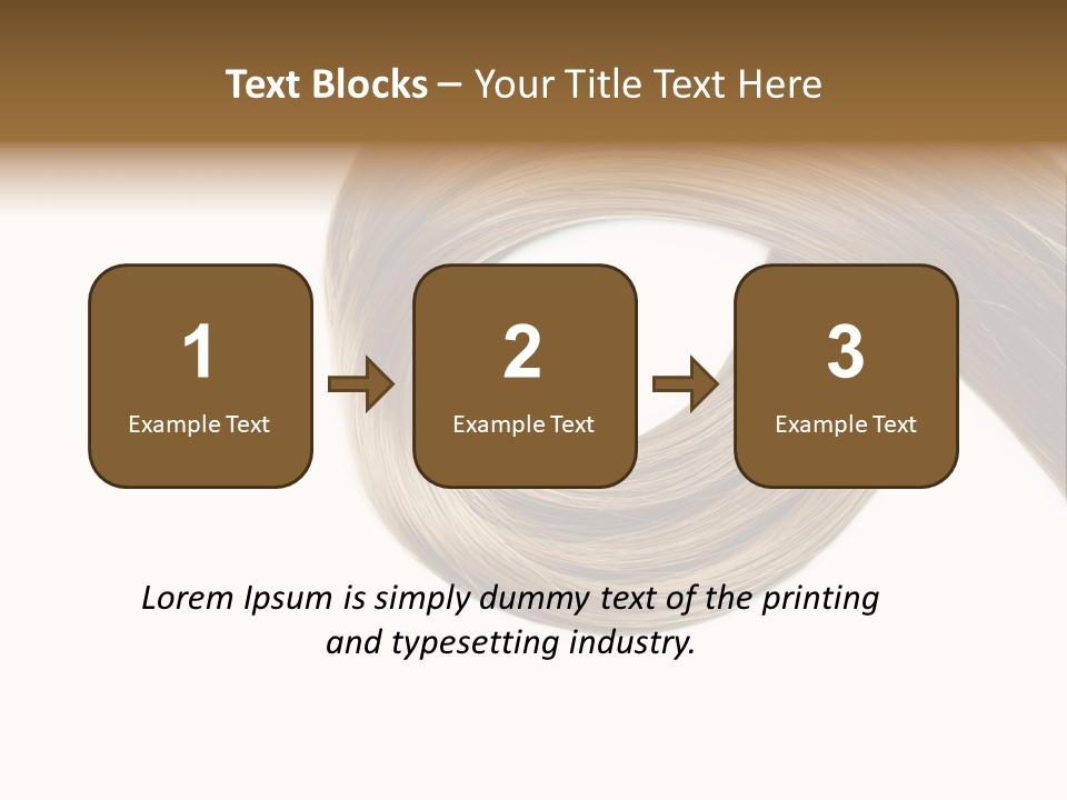 Shampoo Coiffure Hair PowerPoint Template