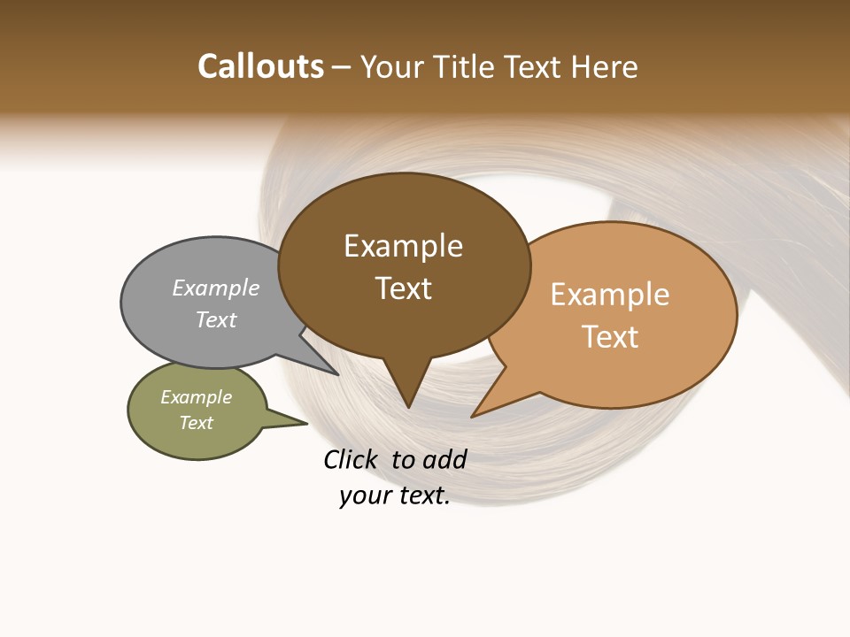 Shampoo Coiffure Hair PowerPoint Template