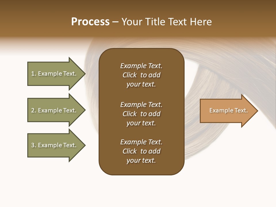 Shampoo Coiffure Hair PowerPoint Template