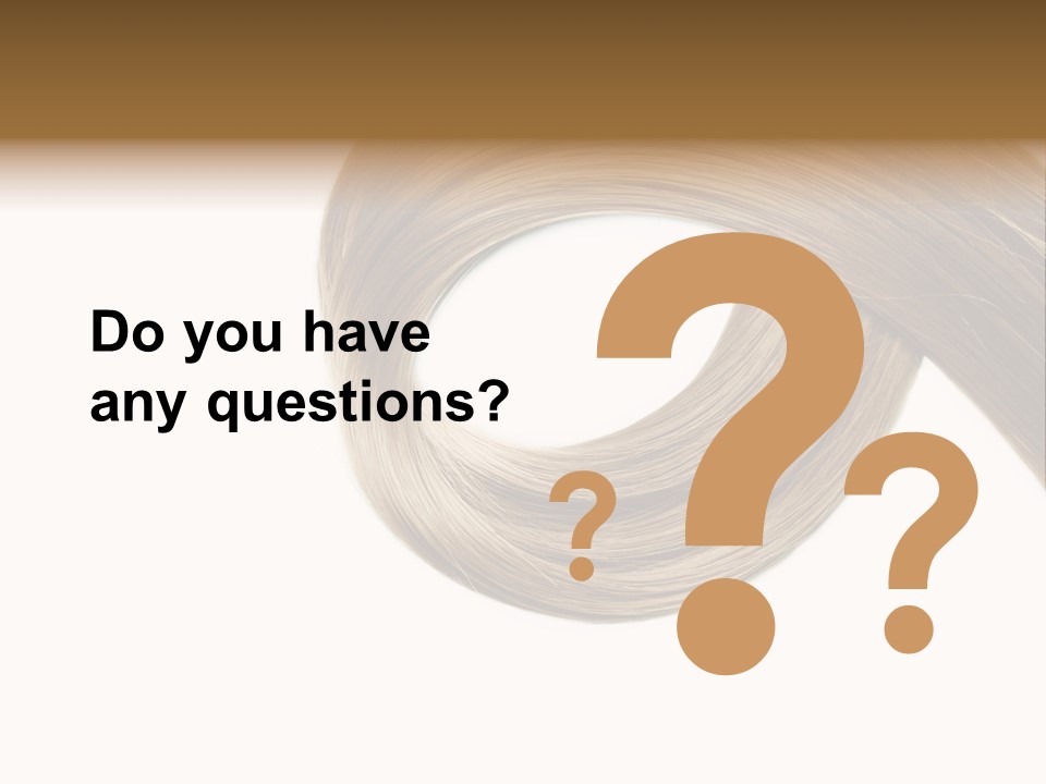 Shampoo Coiffure Hair PowerPoint Template