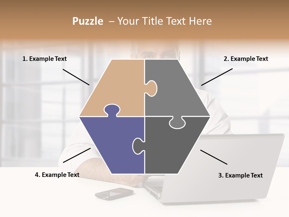 Sit People Mobile PowerPoint Template