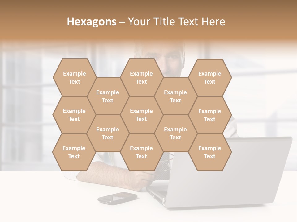 Sit People Mobile PowerPoint Template