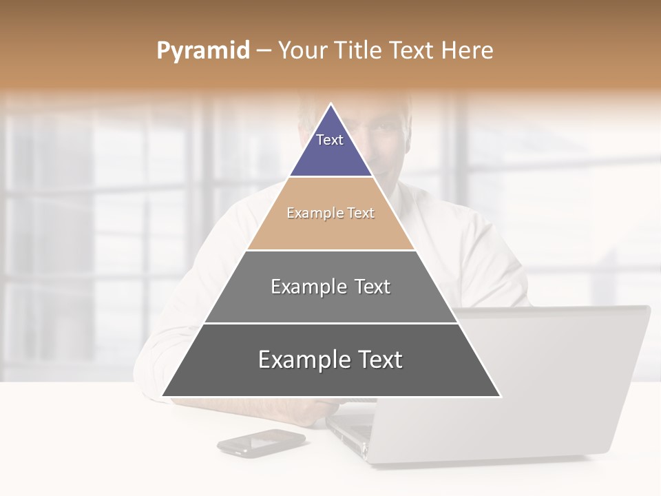 Sit People Mobile PowerPoint Template