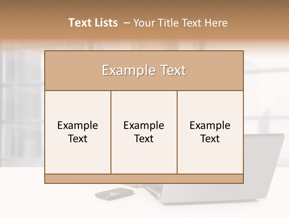 Sit People Mobile PowerPoint Template