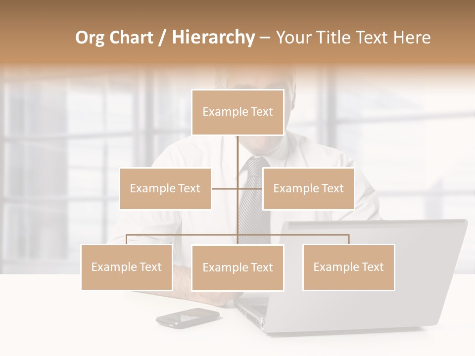 Sit People Mobile PowerPoint Template