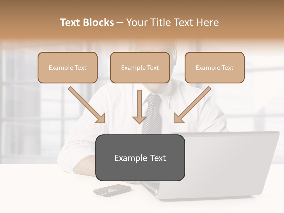 Sit People Mobile PowerPoint Template