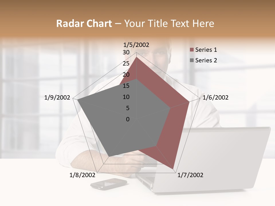 Sit People Mobile PowerPoint Template