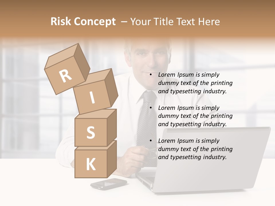 Sit People Mobile PowerPoint Template