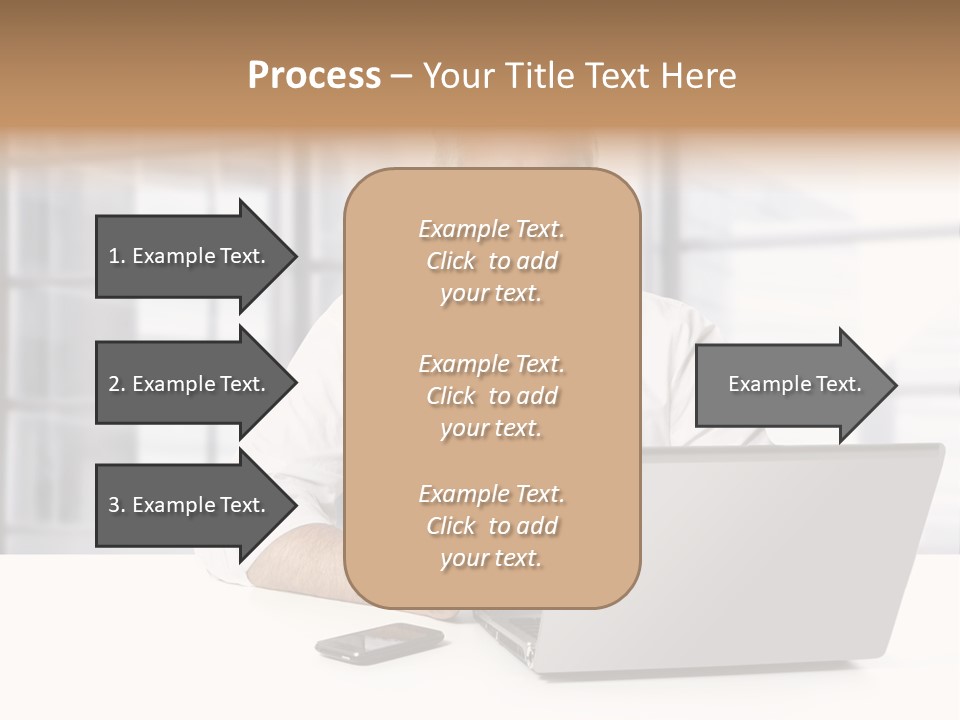 Sit People Mobile PowerPoint Template