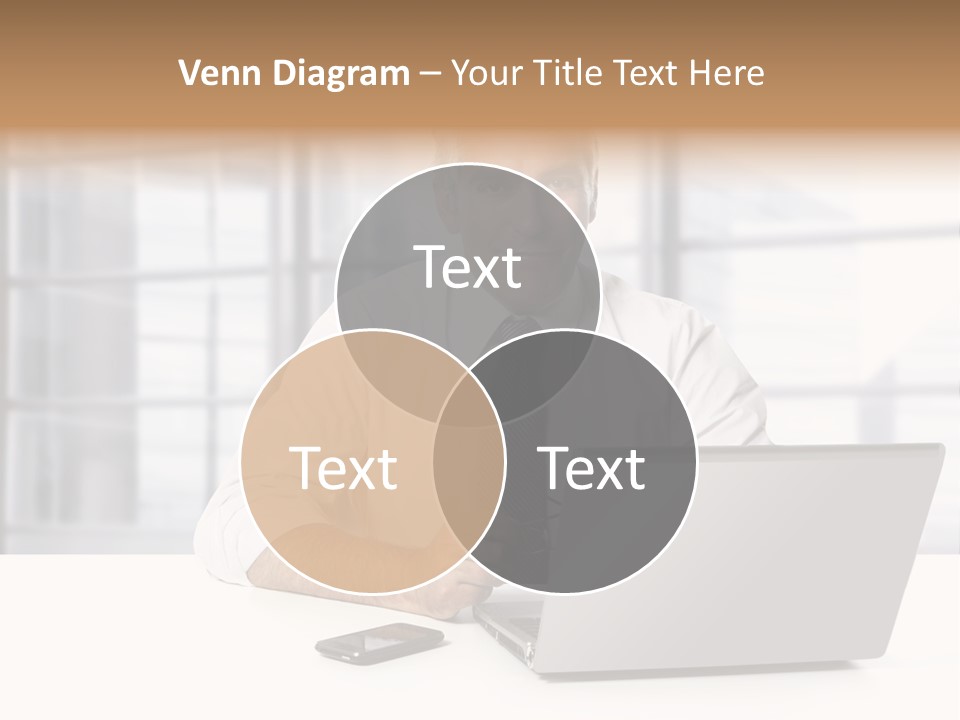 Sit People Mobile PowerPoint Template