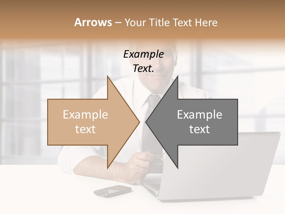 Sit People Mobile PowerPoint Template