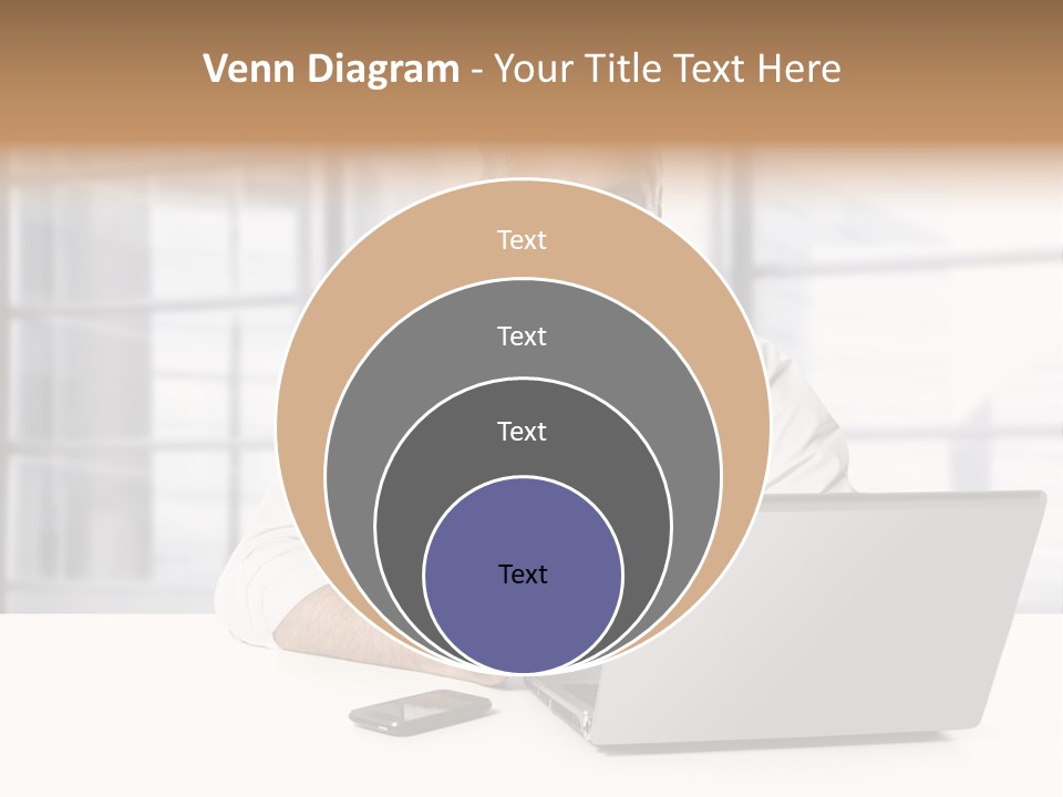 Sit People Mobile PowerPoint Template