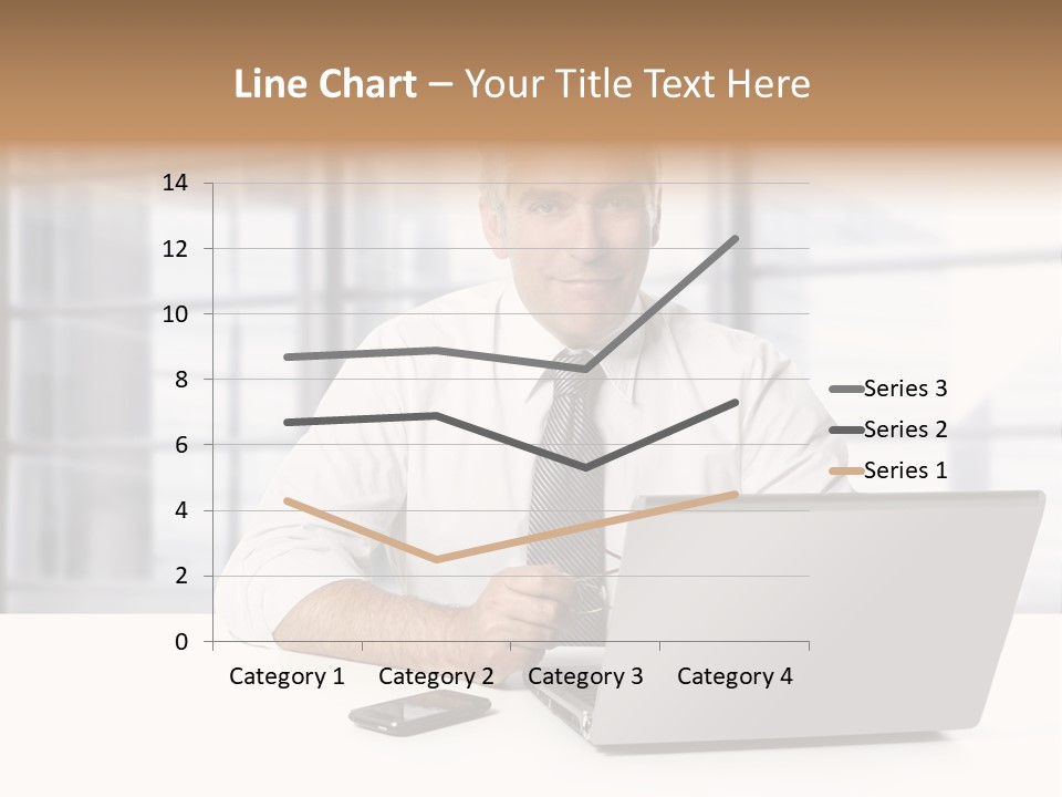 Sit People Mobile PowerPoint Template