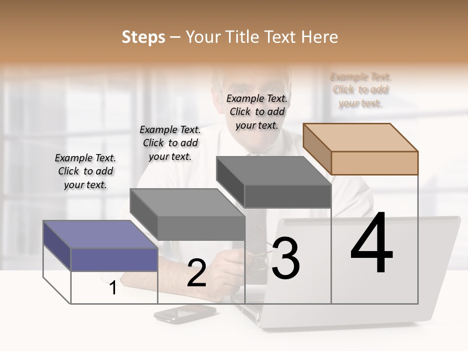 Sit People Mobile PowerPoint Template