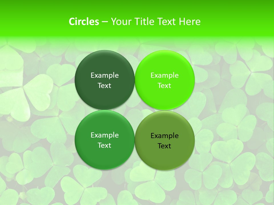Ecology Irish Day PowerPoint Template