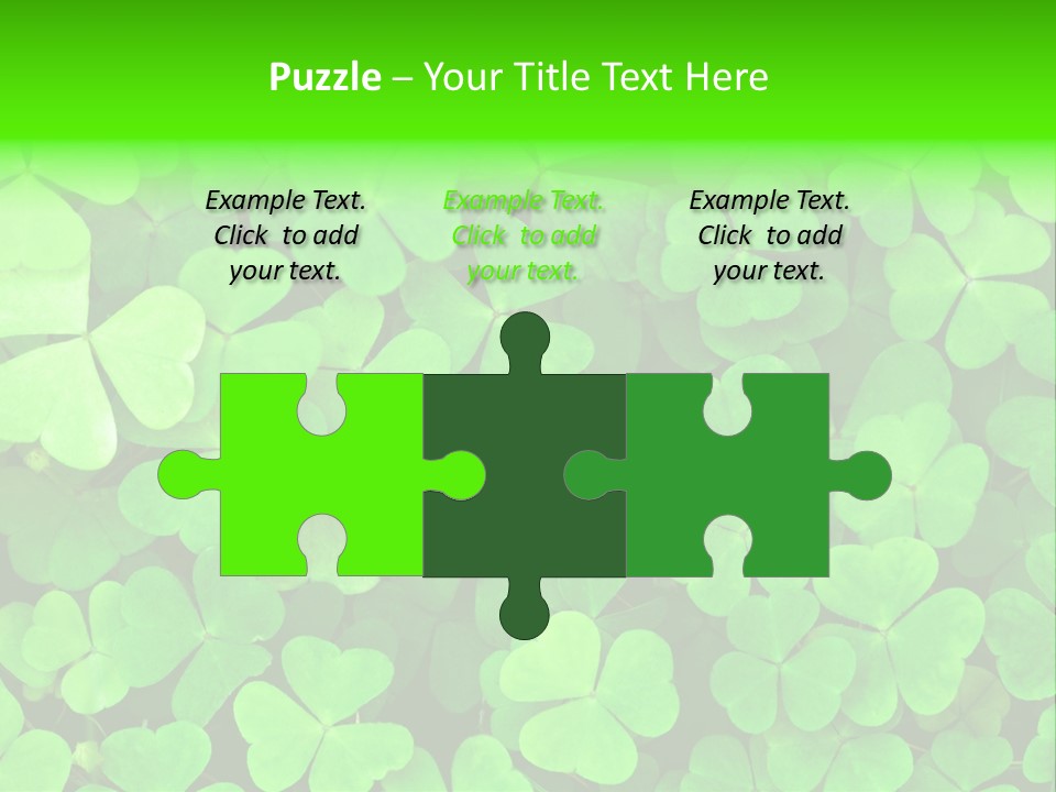 Ecology Irish Day PowerPoint Template