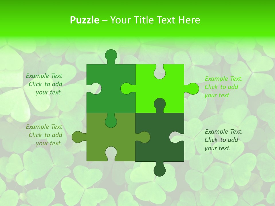 Ecology Irish Day PowerPoint Template