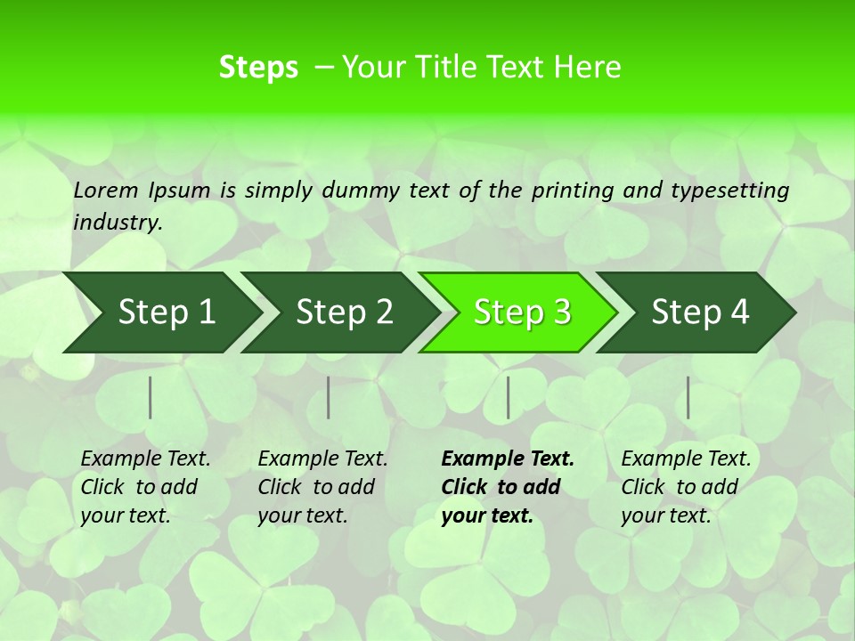 Ecology Irish Day PowerPoint Template