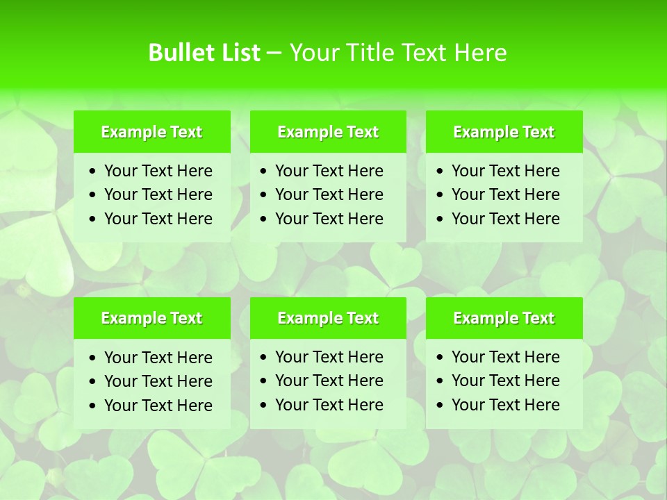 Ecology Irish Day PowerPoint Template
