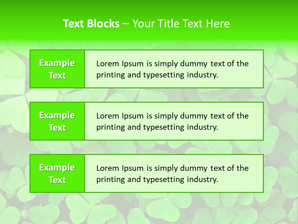 Ecology Irish Day PowerPoint Template