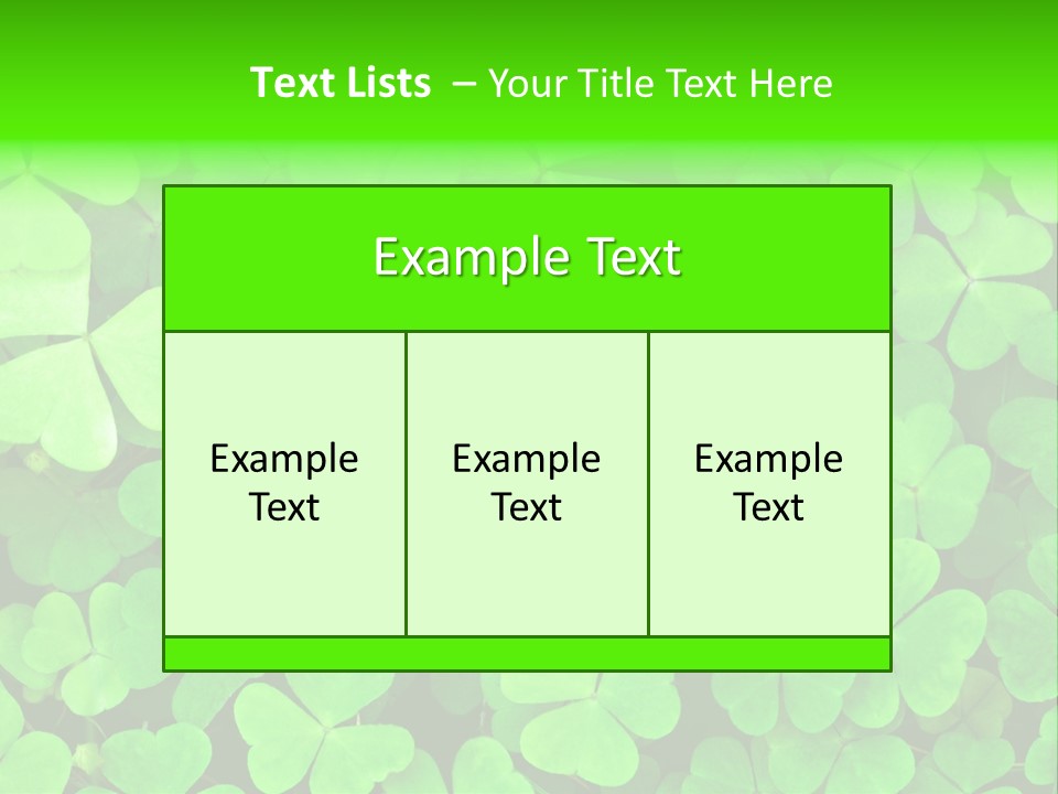 Ecology Irish Day PowerPoint Template