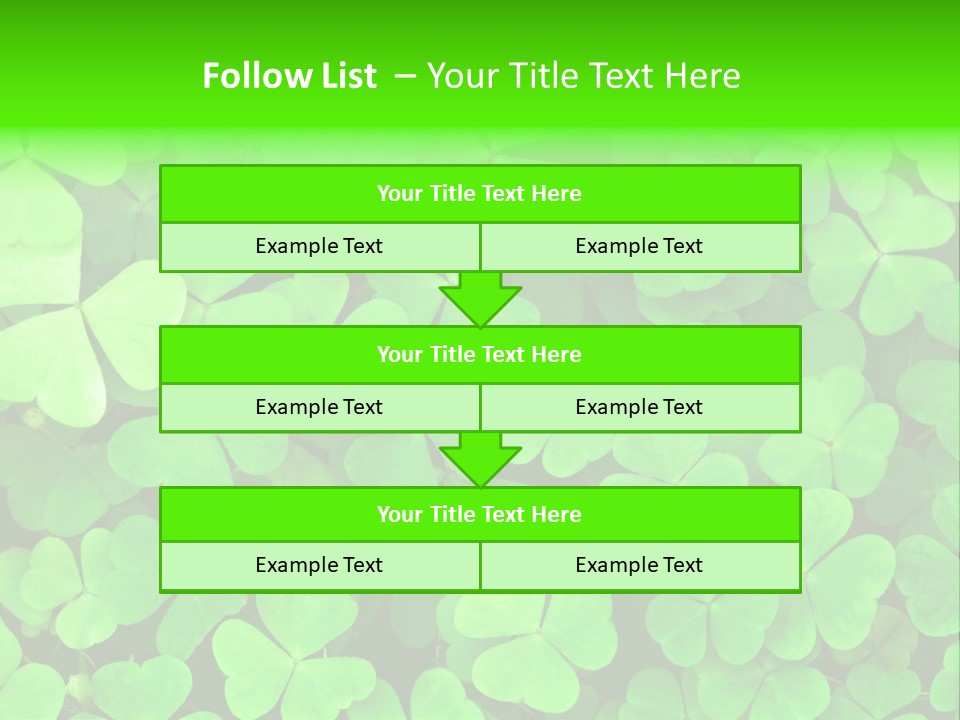 Ecology Irish Day PowerPoint Template