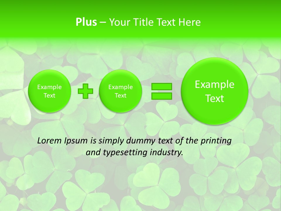 Ecology Irish Day PowerPoint Template