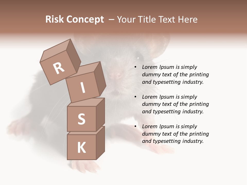 Background Tail Fluffy PowerPoint Template