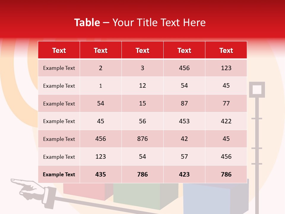 Results Graphic Illustration PowerPoint Template