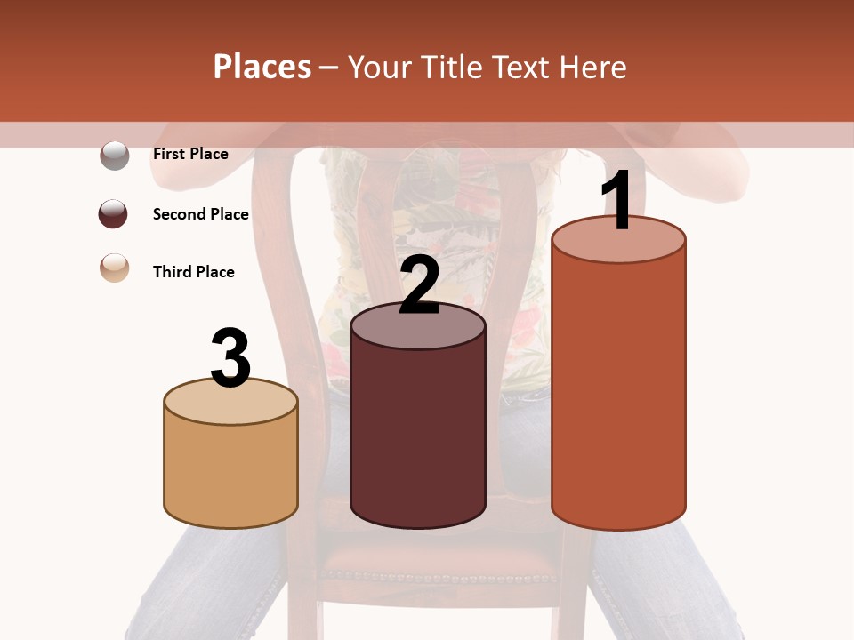 Elegance Chair Woman PowerPoint Template