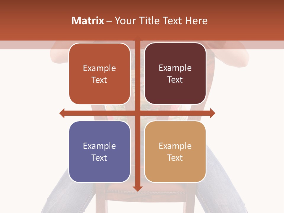 Elegance Chair Woman PowerPoint Template