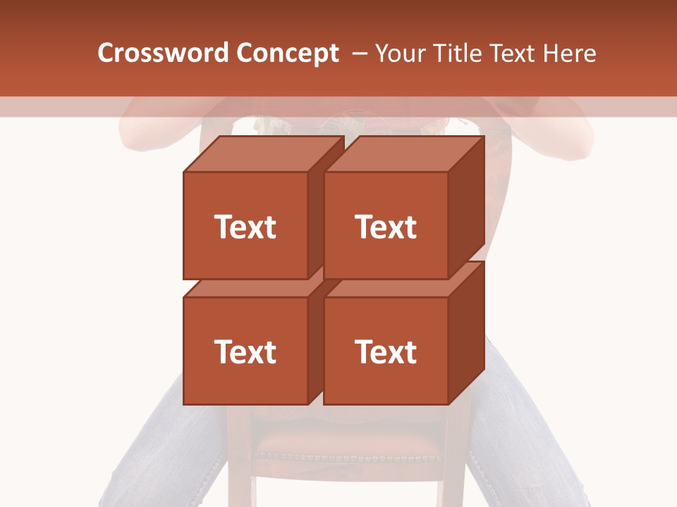 Elegance Chair Woman PowerPoint Template