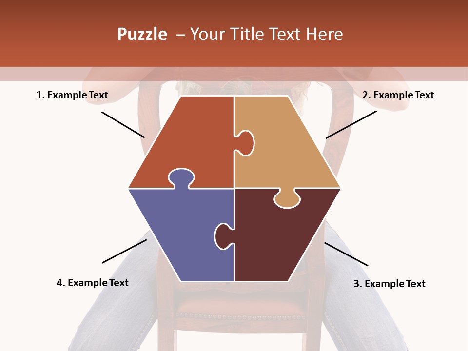 Elegance Chair Woman PowerPoint Template