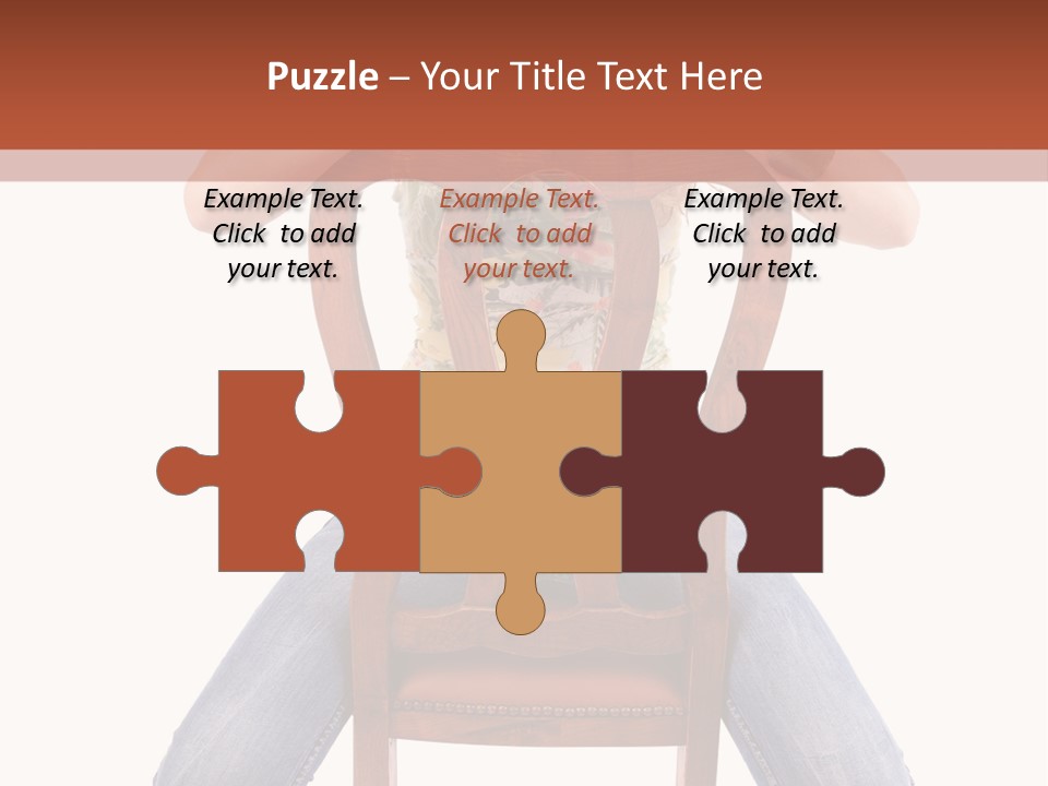 Elegance Chair Woman PowerPoint Template