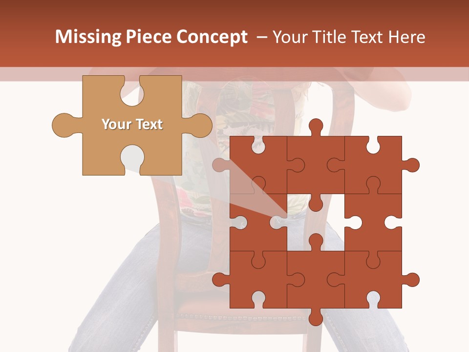 Elegance Chair Woman PowerPoint Template