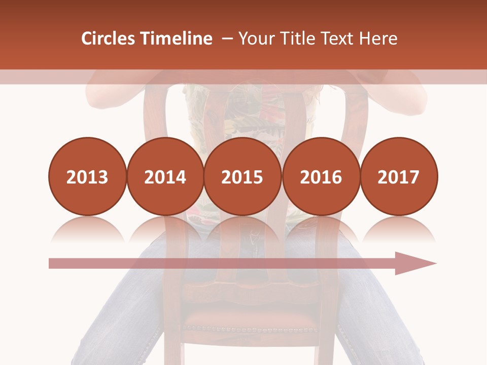 Elegance Chair Woman PowerPoint Template