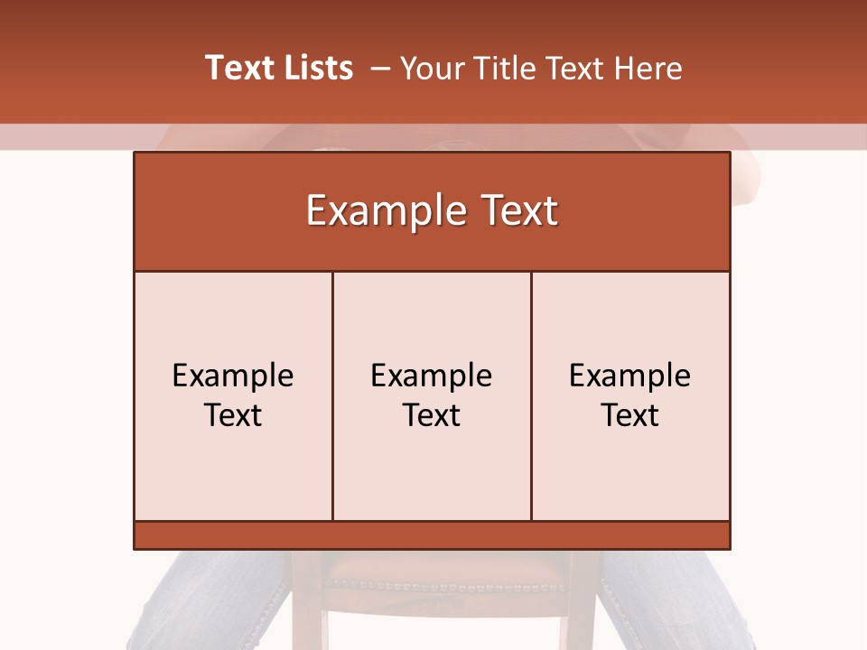 Elegance Chair Woman PowerPoint Template