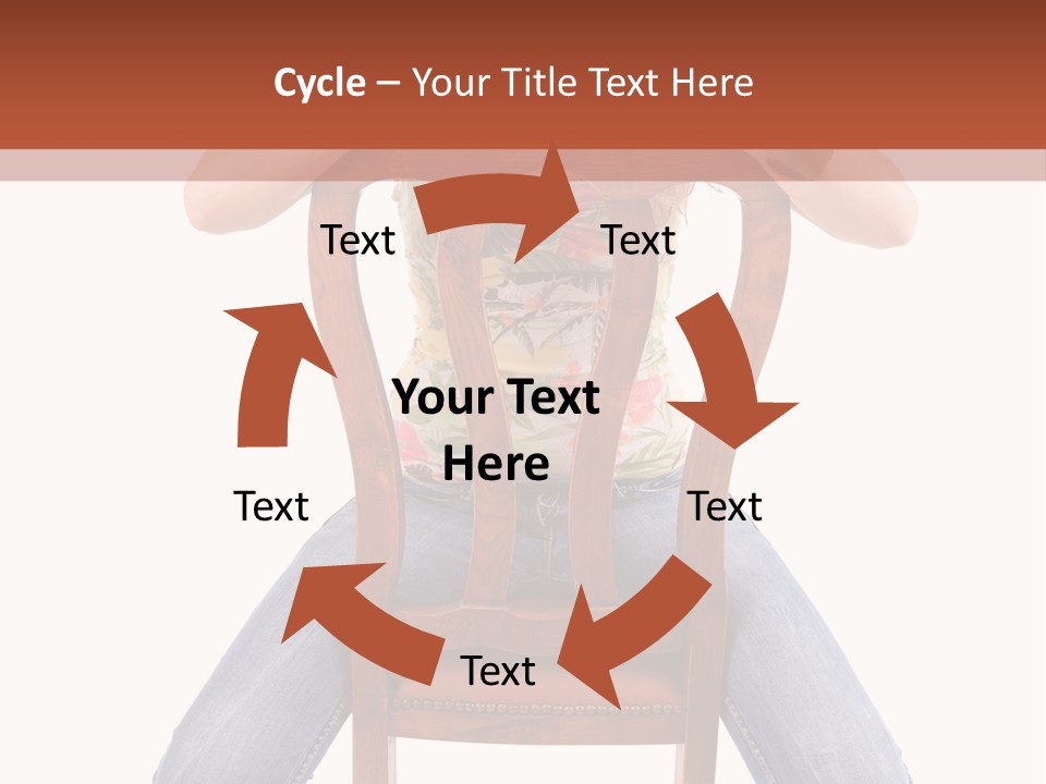 Elegance Chair Woman PowerPoint Template