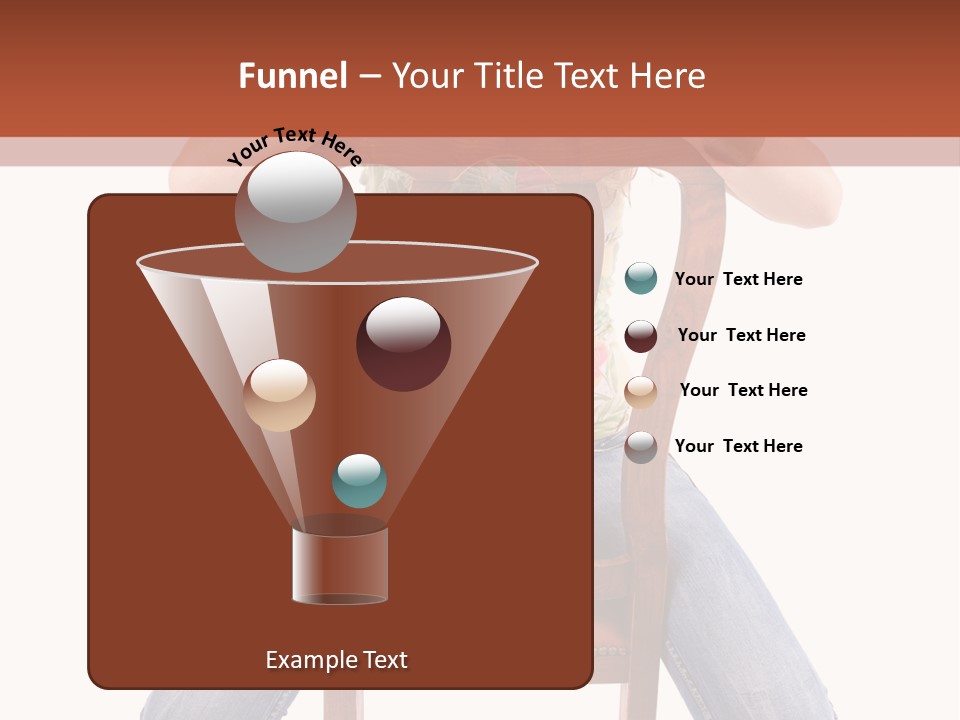 Elegance Chair Woman PowerPoint Template