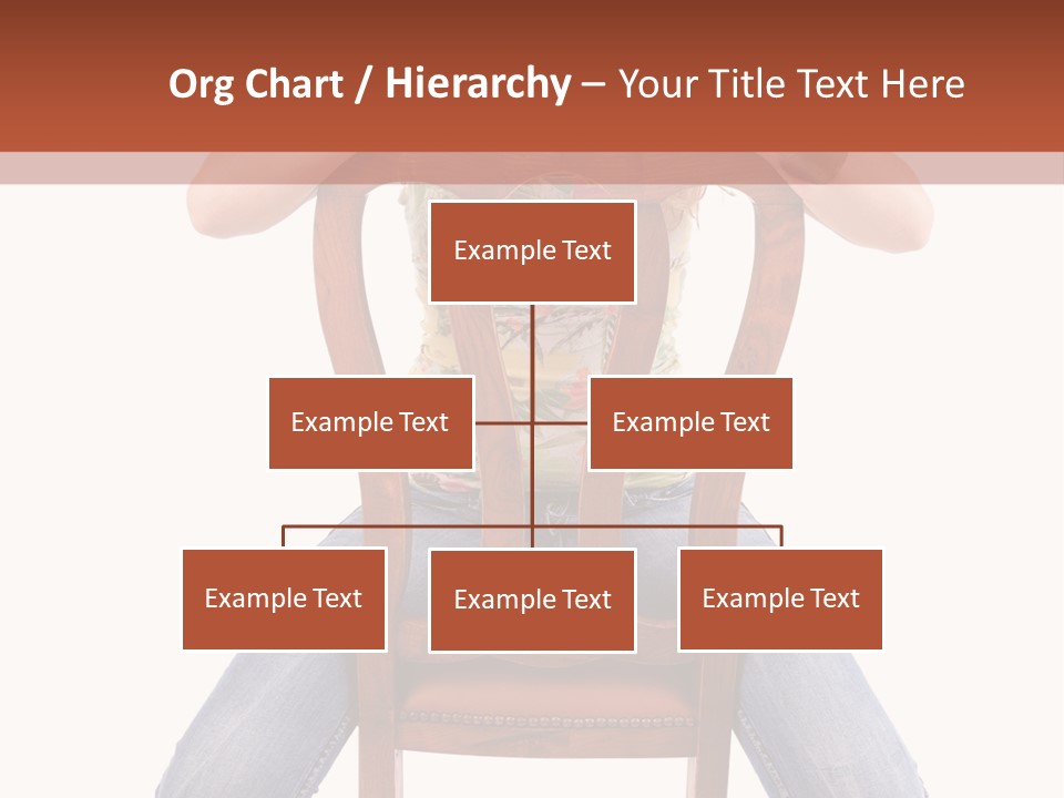 Elegance Chair Woman PowerPoint Template