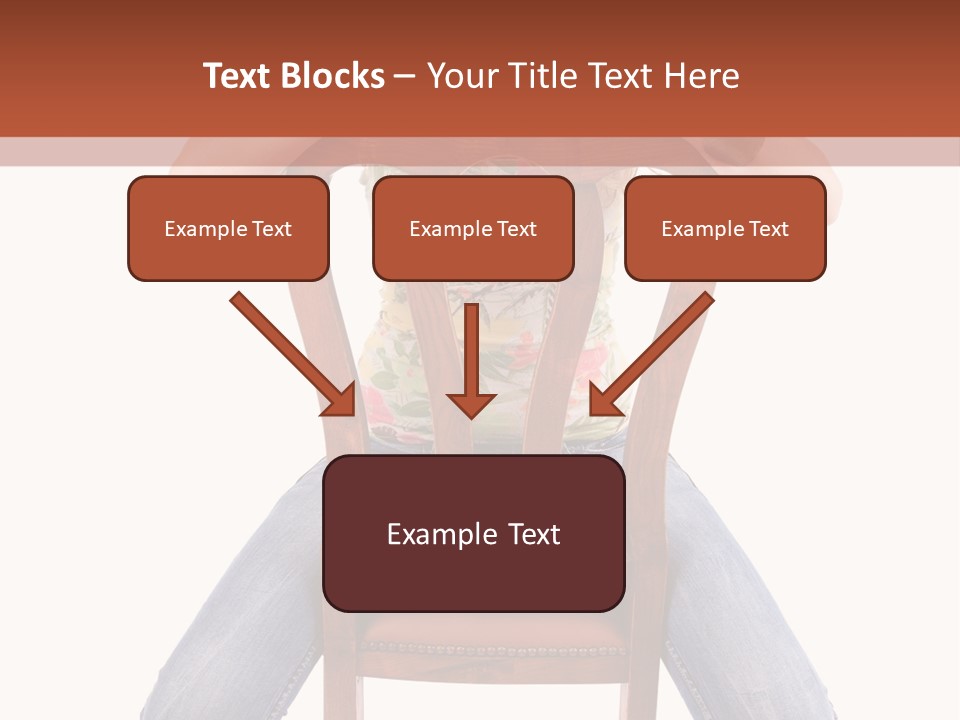 Elegance Chair Woman PowerPoint Template