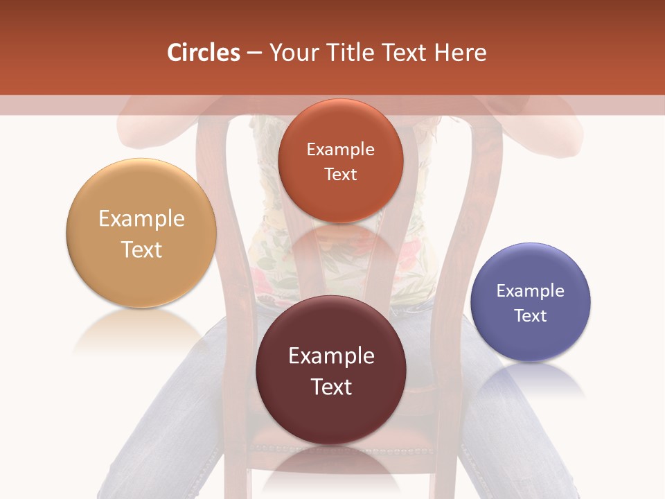 Elegance Chair Woman PowerPoint Template