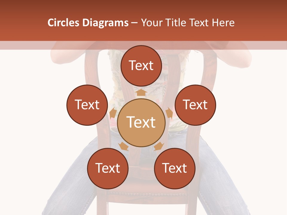 Elegance Chair Woman PowerPoint Template