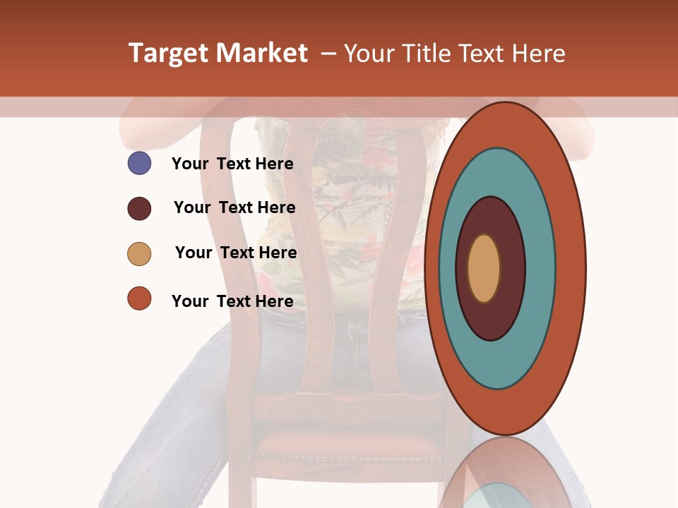 Elegance Chair Woman PowerPoint Template