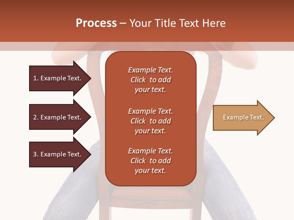 Elegance Chair Woman PowerPoint Template