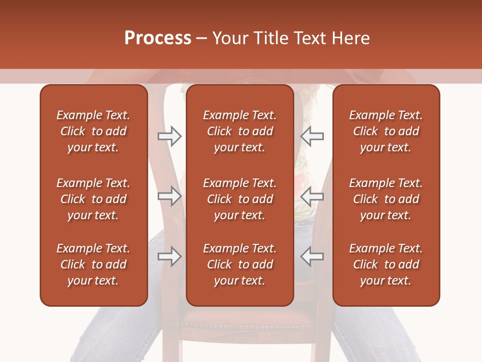 Elegance Chair Woman PowerPoint Template